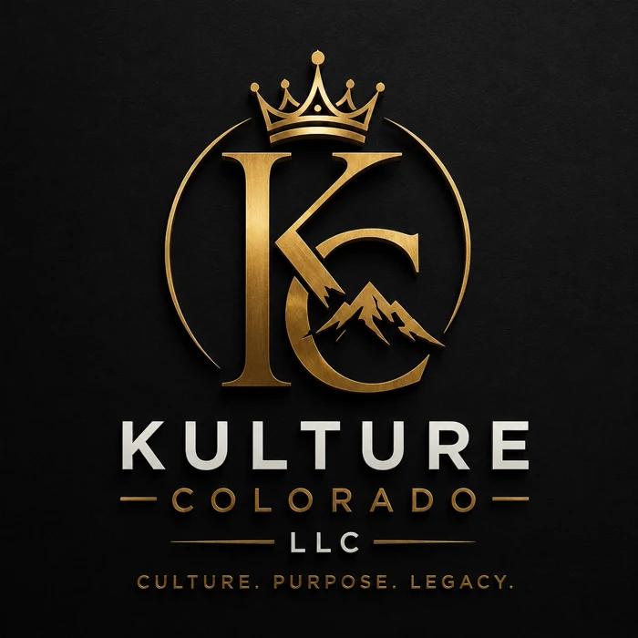 Kulture Colorado crowned mountain logo